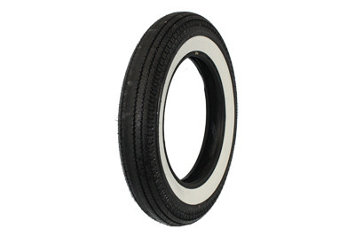 Coker Tire #63375 - Replica Super Eagle 5.00 X 16 inch Wide Whitewall