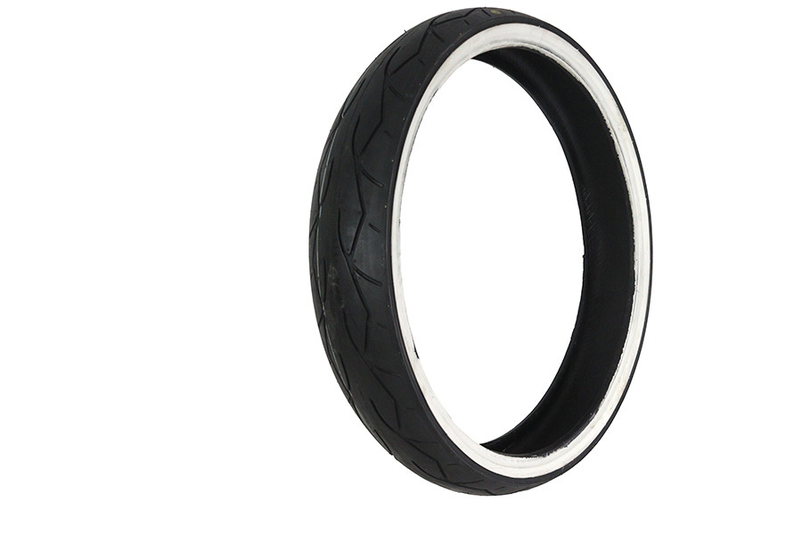 Vee Rubber #16-4993 - Vee Rubber 130/50 X 23 inch Whitewall Tire