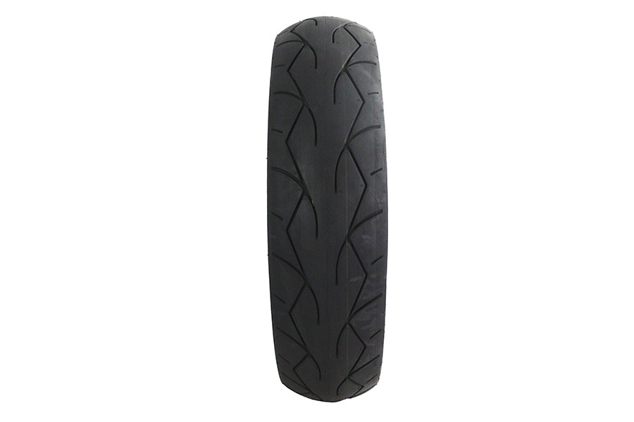 Vee Rubber #16-4988 - Vee Rubber 130/70H X 18 inch Whitewall Tire
