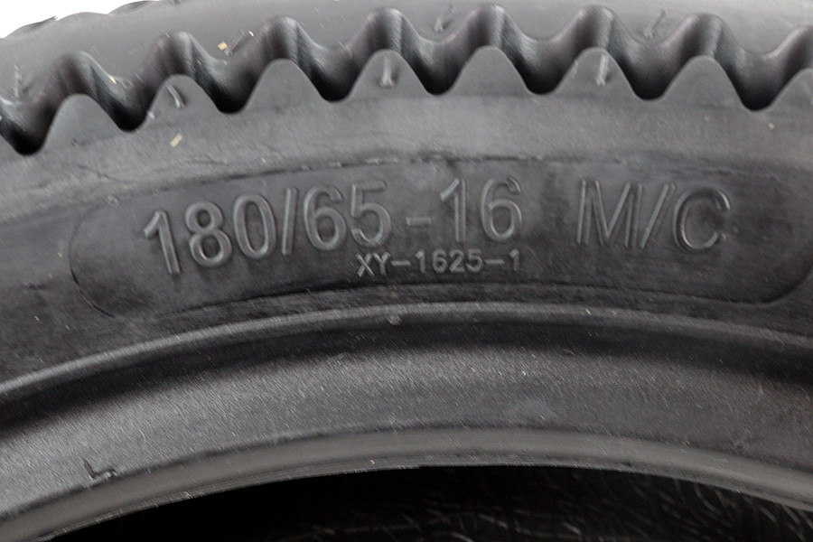 V-Twin - Beck 180/65 X 16 inch Replica Tire Black
