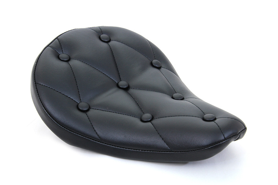 Corbin Gentry #77503A - Black Vinyl Solo Seat with Buttons