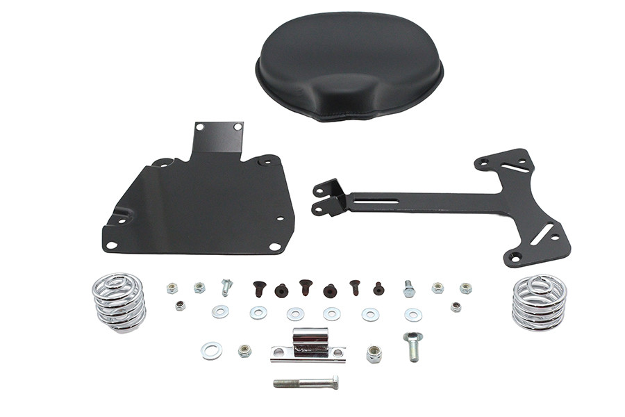 Corbin Gentry - Black Leather Solo Seat and Mount Kit