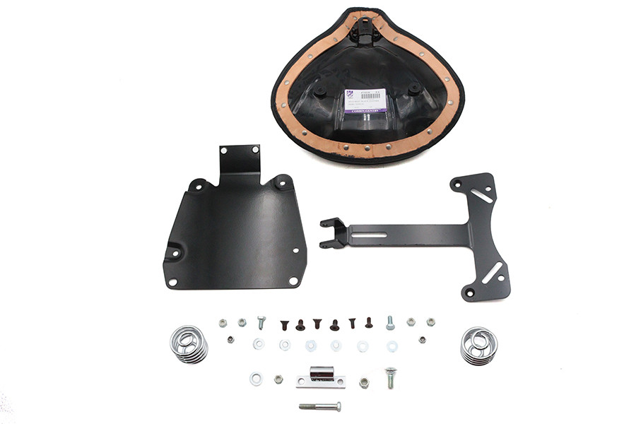 Corbin Gentry - Black Leather Solo Seat and Mount Kit