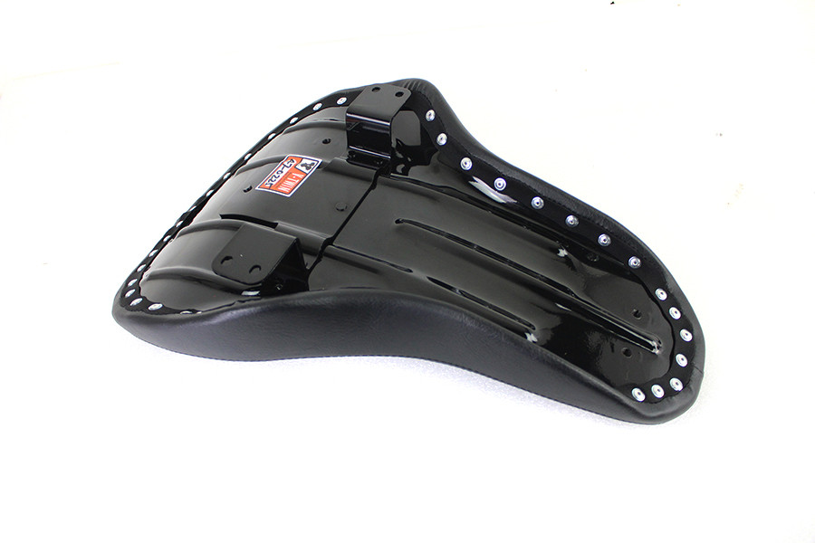 V-Twin - Black Naugahylde Thin Profile Buddy Seat