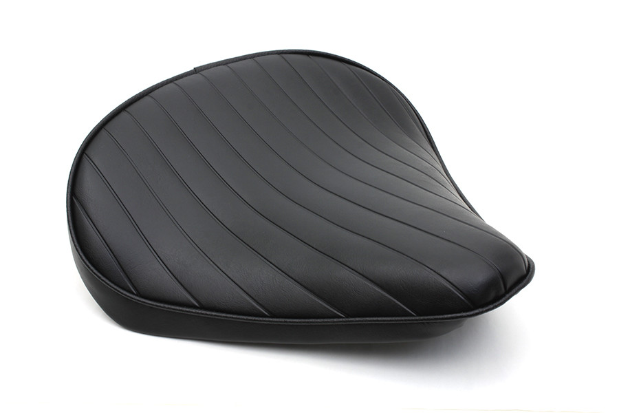 Bates #77504T - Black Tuck and Roll Solo Seat Large