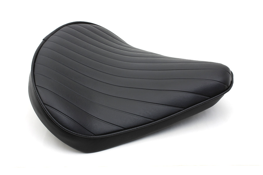 Bates #77504T - Black Tuck and Roll Solo Seat Large
