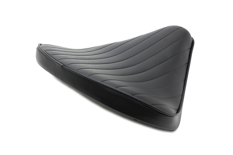 Bates #77504T - Black Tuck and Roll Solo Seat Large