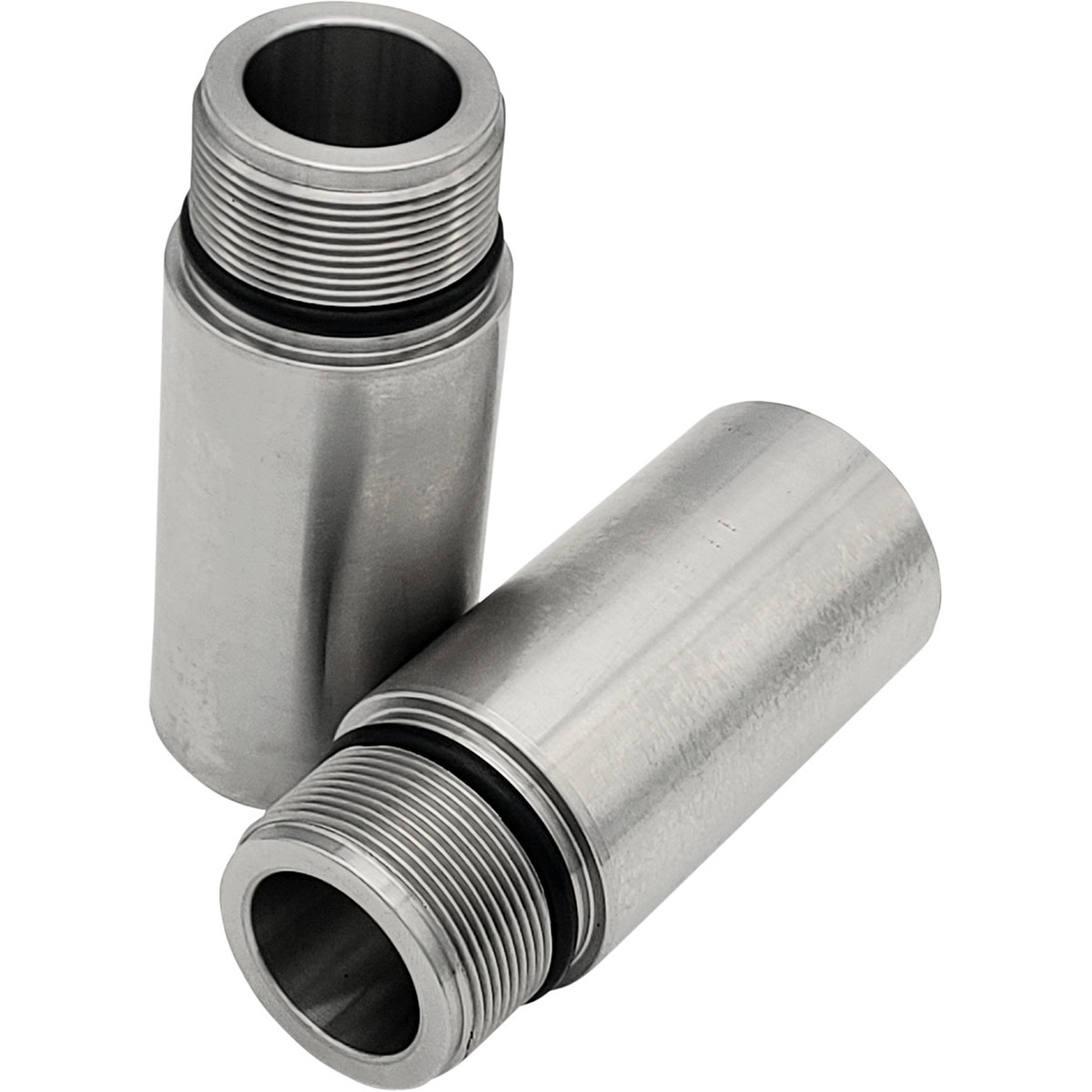 Cycle Visions #CV7137 - Fork Tube Extensions - 39 mm - Extends +3" - Chrome