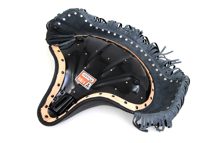 Corbin Gentry - Black Deluxe Solo Seat with Fringe Skirt