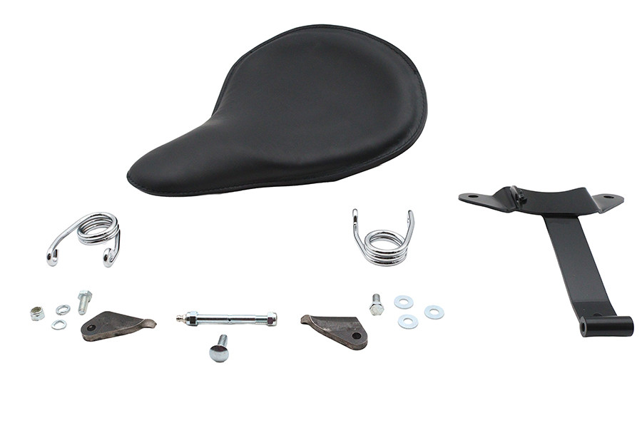 Corbin Gentry - Black Leather Velo Racer Solo Seat Kit