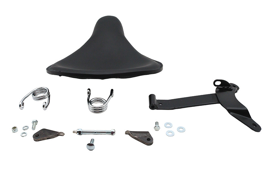 Corbin Gentry - Black Leather Velo Racer Solo Seat Kit