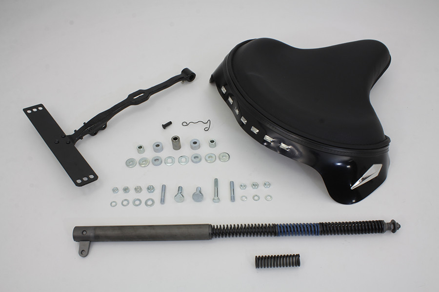 Corbin Gentry - Black Leather Deluxe Solo Seat Kit
