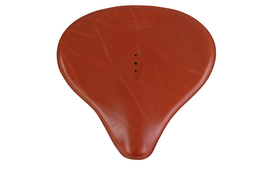 V-Twin #65081 - Replica Brown Leather Solo Seat
