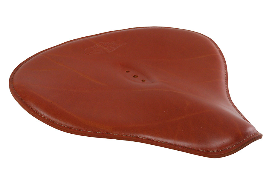 V-Twin #65081 - Replica Brown Leather Solo Seat
