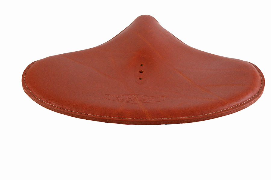 V-Twin #65081 - Replica Brown Leather Solo Seat