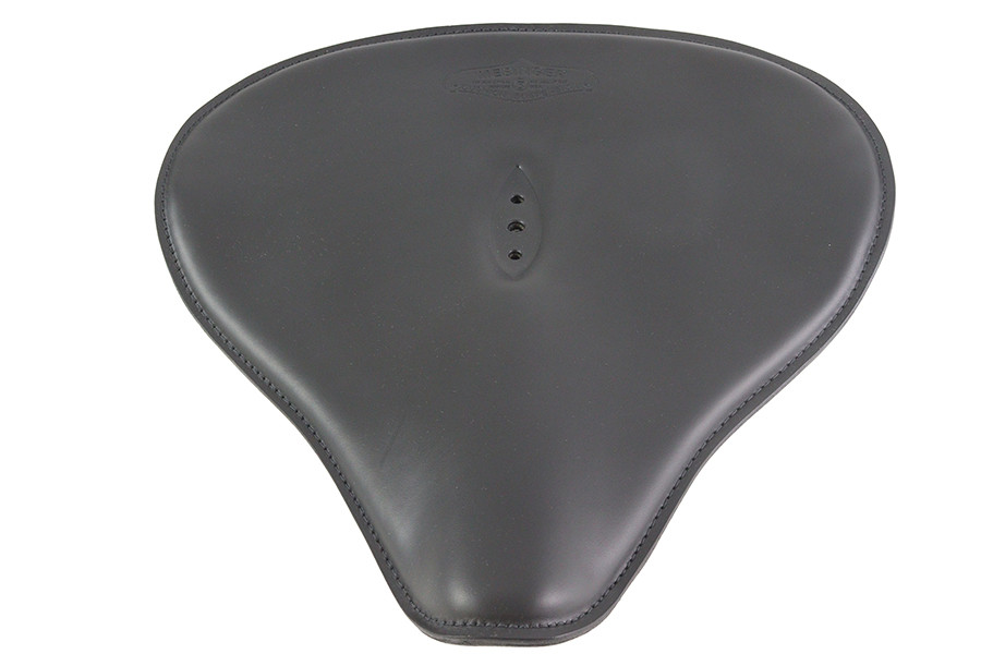 V-Twin #65082 - Replica Black Leather Solo Seat