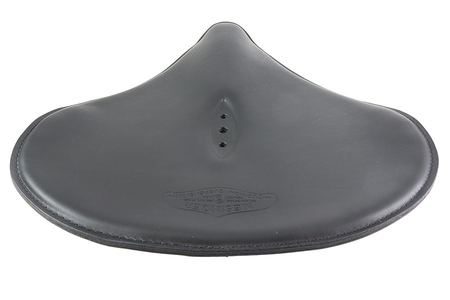 V-Twin #65082 - Replica Black Leather Solo Seat