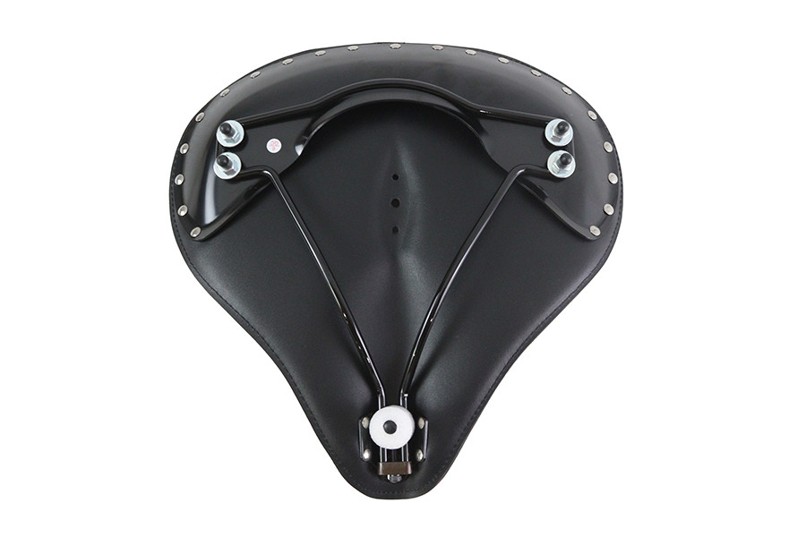 V-Twin #65082 - Replica Black Leather Solo Seat
