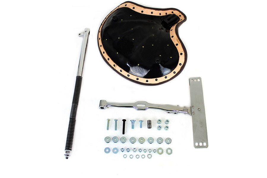 Corbin Gentry - Corbin Gentry Brown Leather Solo Seat Kit