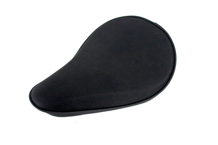 V-Twin #77503S - Black Suede Solo Seat Small Pan