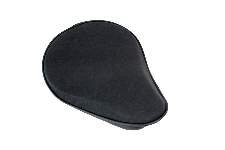 V-Twin #77503S - Black Suede Solo Seat Small Pan