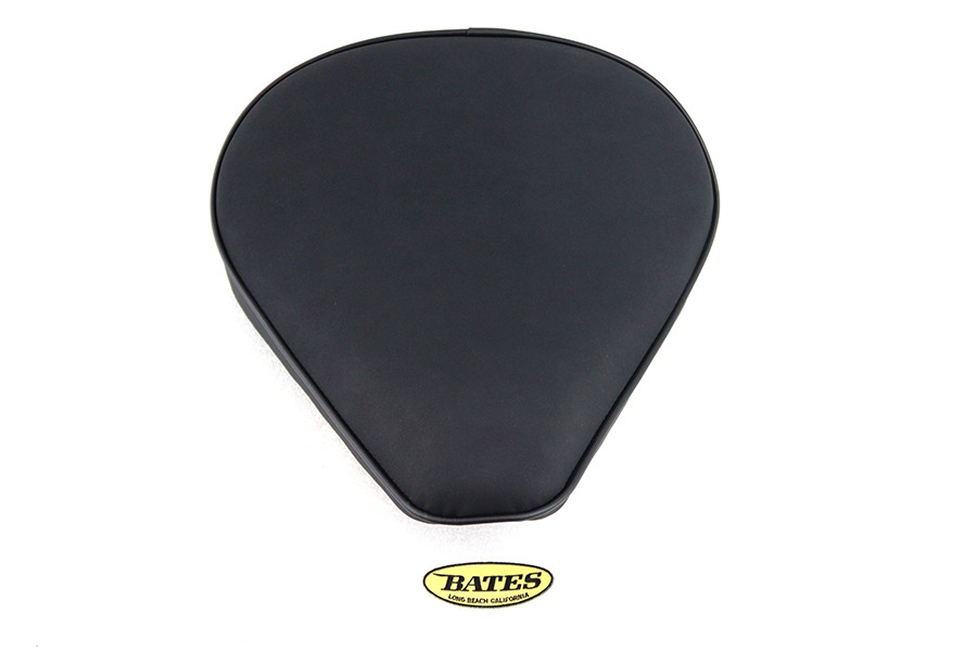 V-Twin #77504S - Black Suede Solo Seat Large Pan