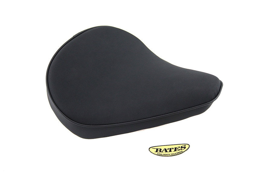 V-Twin #77504S - Black Suede Solo Seat Large Pan