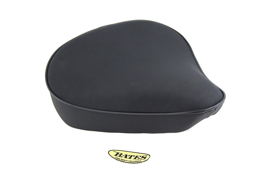 V-Twin #77160S - Black Suede Solo Seat Large Pan