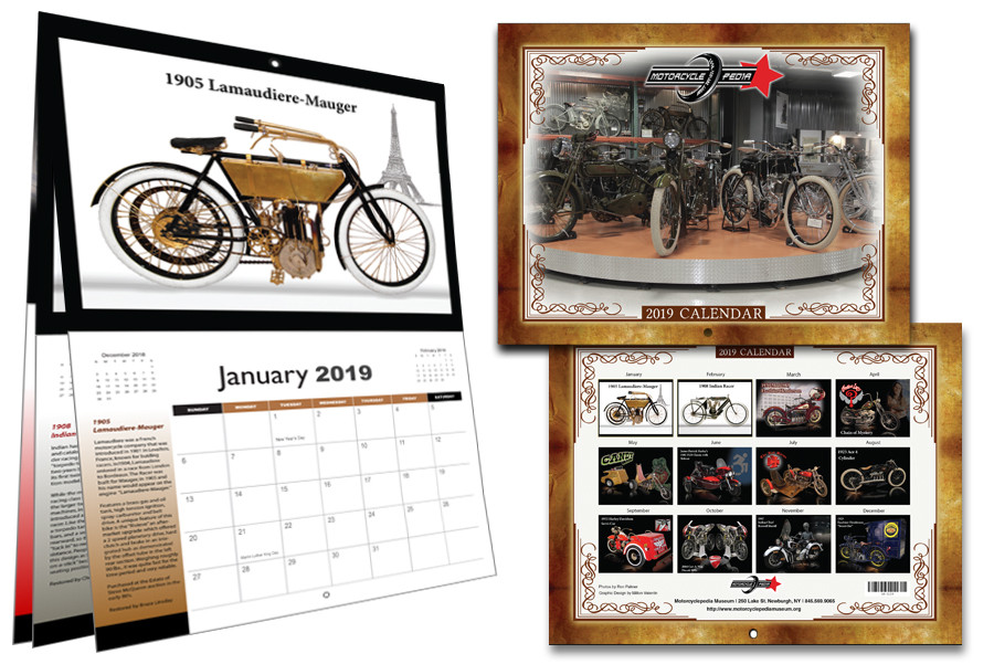 V-Twin - 2019 Motorcyclepedia Museum Calendar