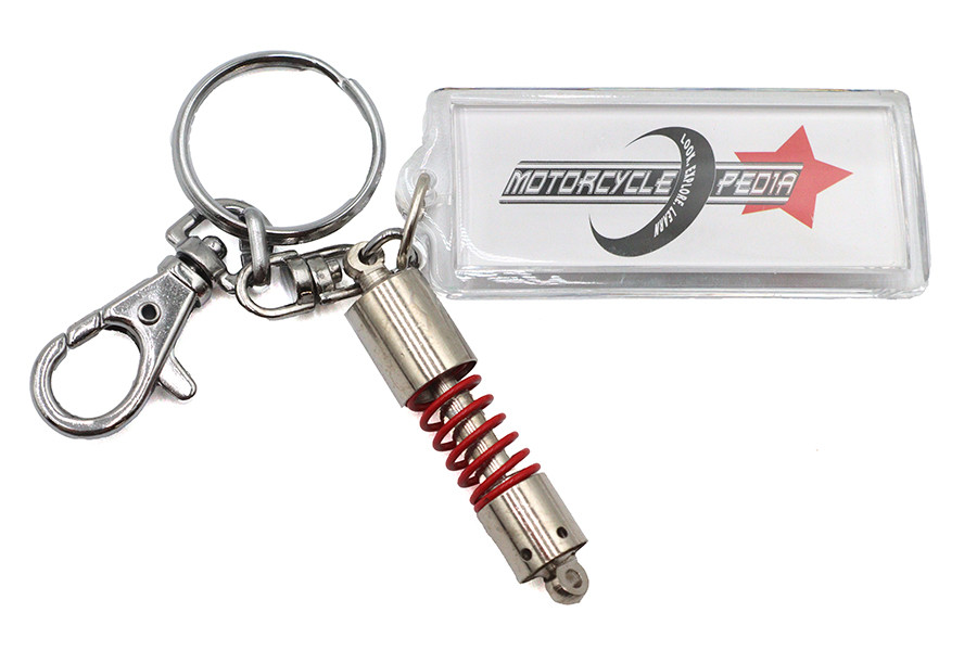 V-Twin #X63-6231CK - Short Shock Absorber Design Keychain
