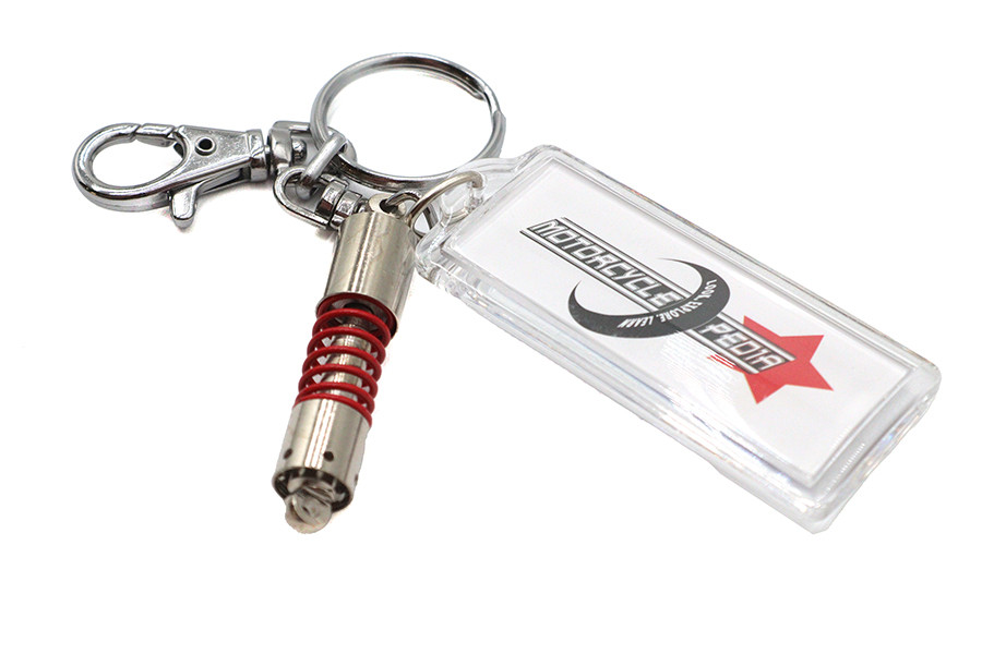 V-Twin #X63-6231CK - Short Shock Absorber Design Keychain