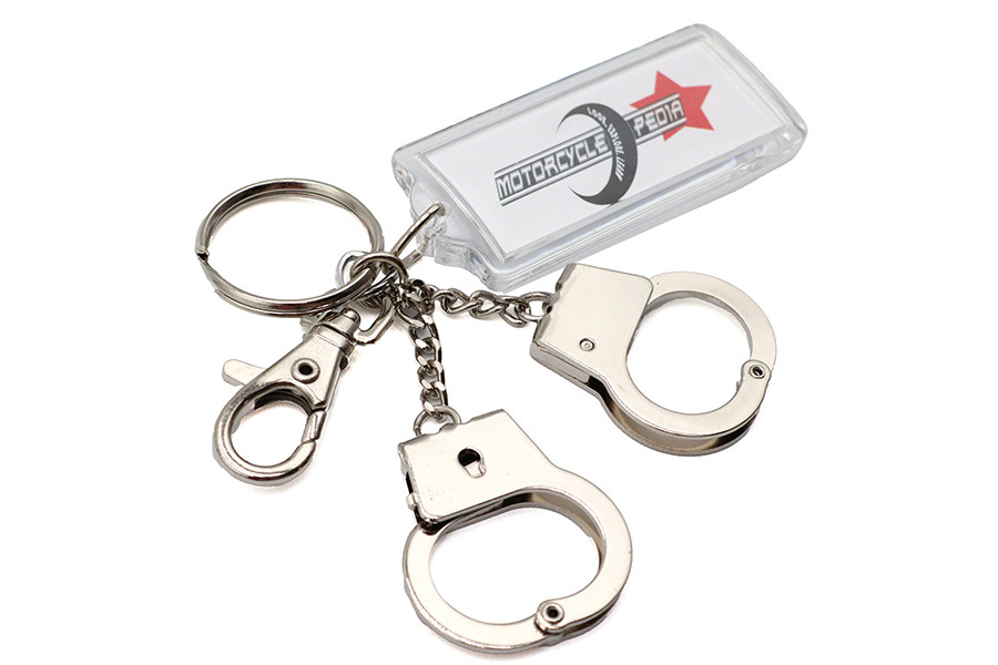V-Twin #X63-6236CK - Hand Cuff Design Keychain