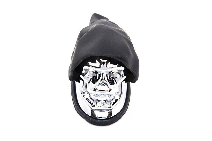 V-Twin #77719 - Chrome Skull Fender Ornament