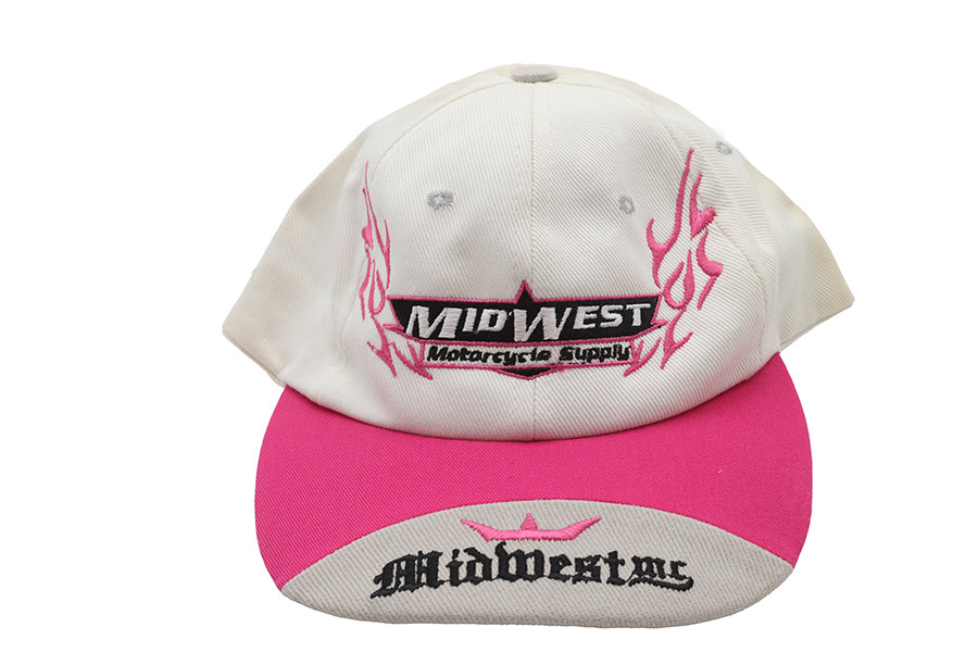  #107-138 - Midwest Motorcyle Supply Hat Pink