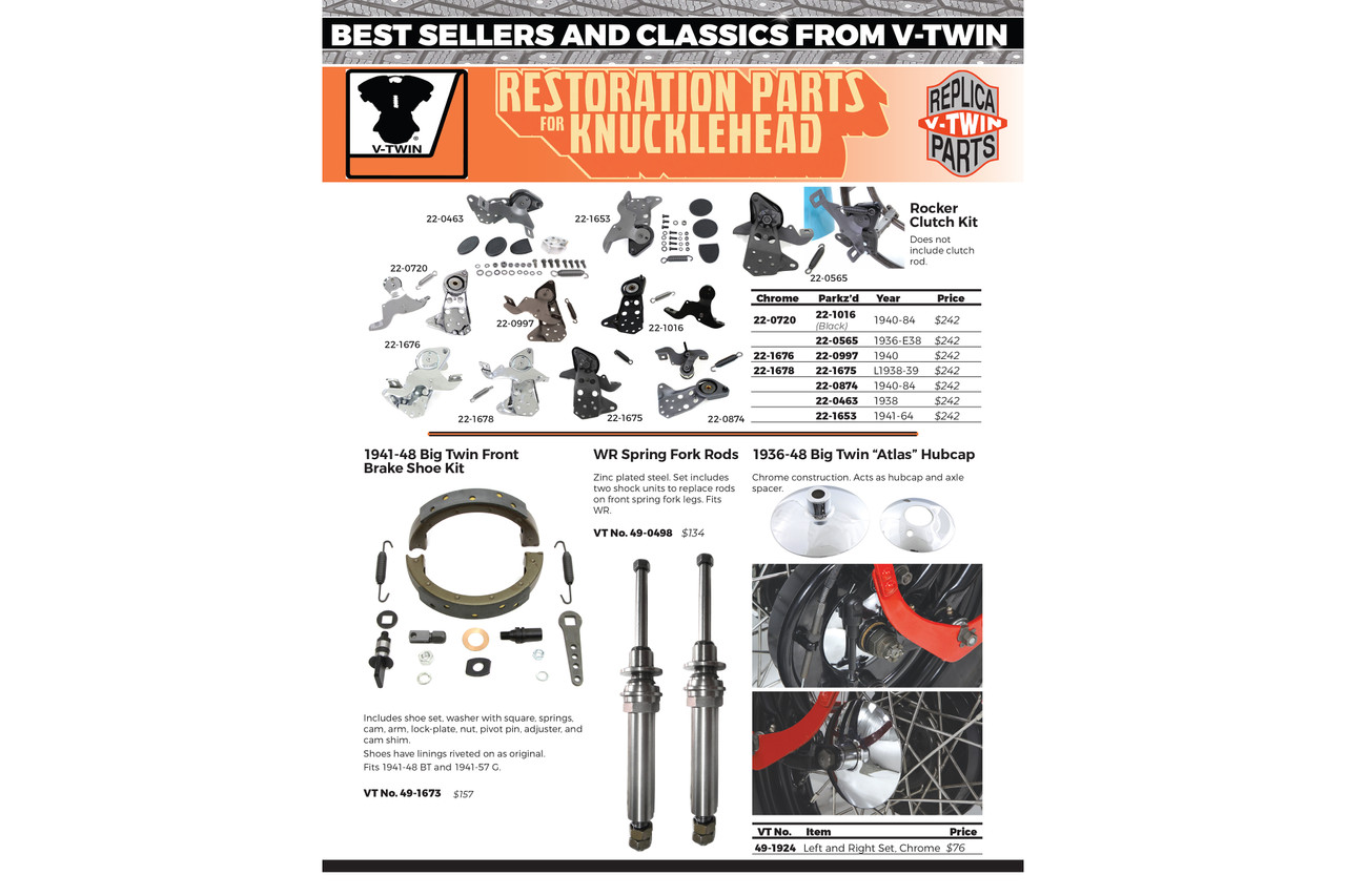 V-Twin - VTWIN MFG Restoration Parts for Knucklehead