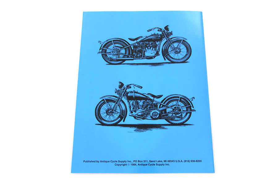 V-Twin #9871 - Factory Service Bulletin for 1930-1940 Big Twins