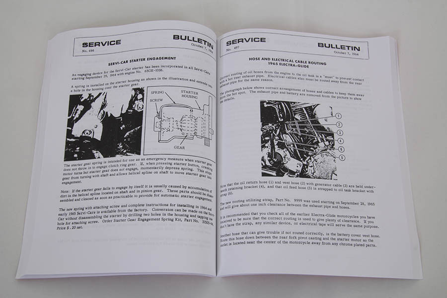 V-Twin - Factory Service Bulletin for 1957-1969 Big Twins