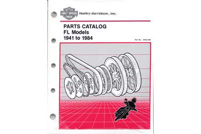 OE #99456-84B - OE Harley Davidson Factory Parts Manual for 1941-1984 FL