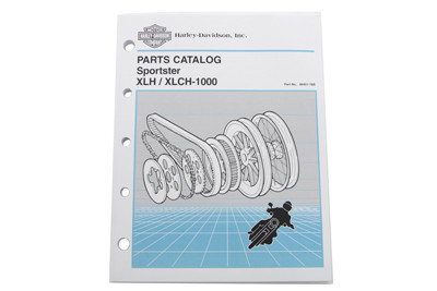 OE #99451-78B - OE Factory Spare Parts Book for 1954-1978 XL