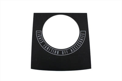 V-Twin #90022 - Black Dash Panel Decals