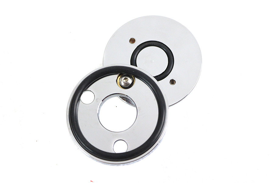 V-Twin #78741 - Chrome Fork Lock Cover