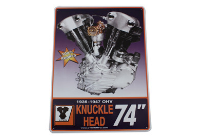 V-Twin #T0078P03 - Knucklehead Engine Plaque