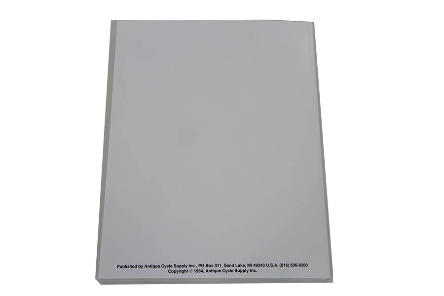 V-Twin - Shovelhead Service Manual for 1970-1984 FL and 1973-1985 FX