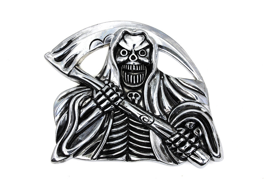 V-Twin #00-0815 - Pewter Grim Reaper with Sickle Emblem