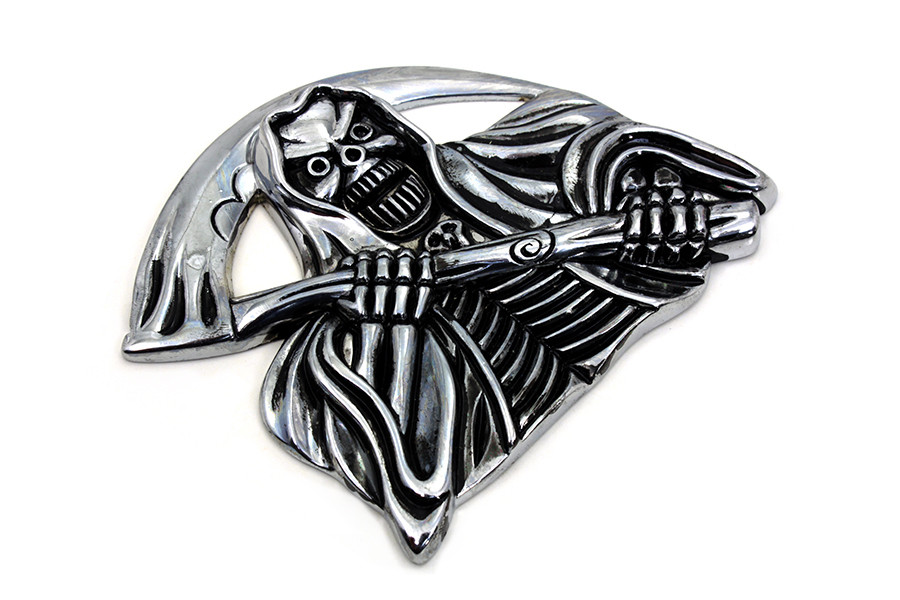 V-Twin #00-0815 - Pewter Grim Reaper with Sickle Emblem