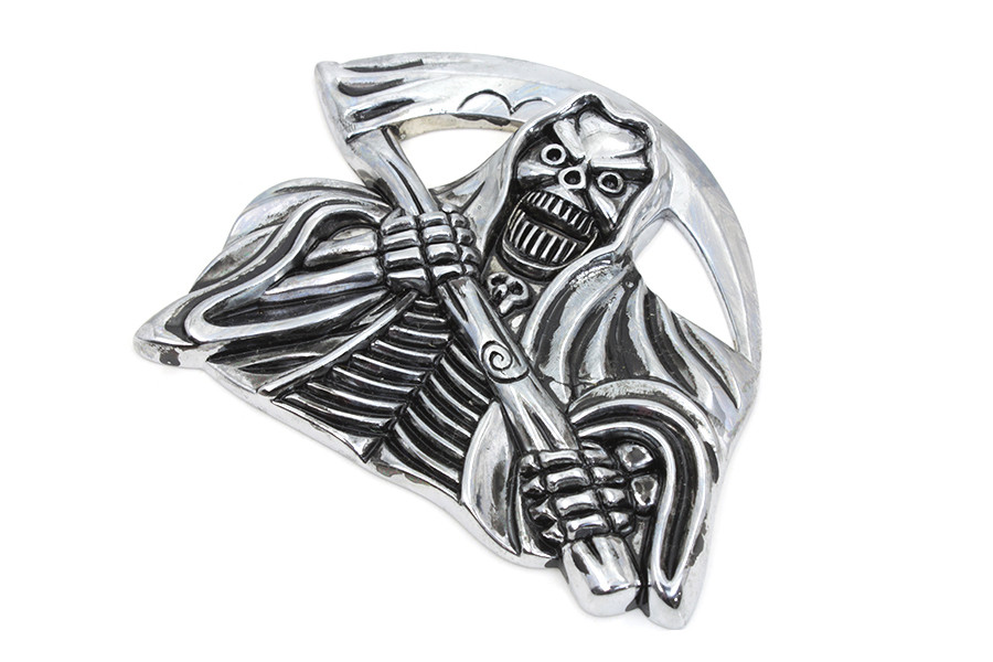 V-Twin #00-0815 - Pewter Grim Reaper with Sickle Emblem