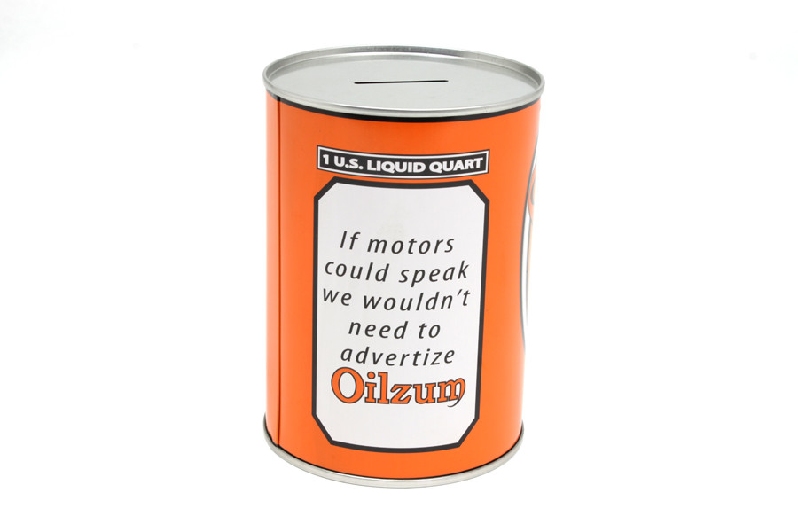 V-Twin #68300 - Oilzum Oil Can Coin Bank Set