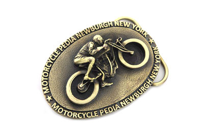 V-Twin - Motorcyclepedia Board Track Belt Buckle