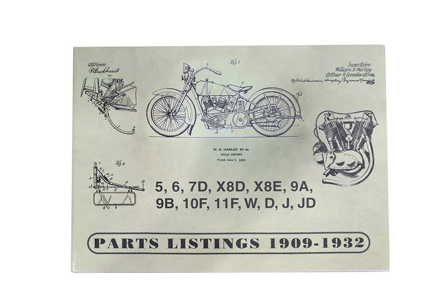 V-Twin - Parts Book for 1909-1932 V-Twins