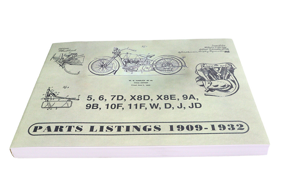 V-Twin - Parts Book for 1909-1932 V-Twins